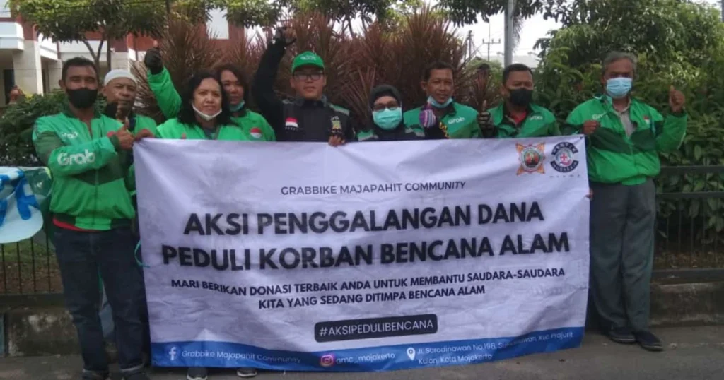 GMC Grabbike Majapahit Community Aksi Penggalangan Dana Peduli KorbanBencana Alam Gempa Cianjur